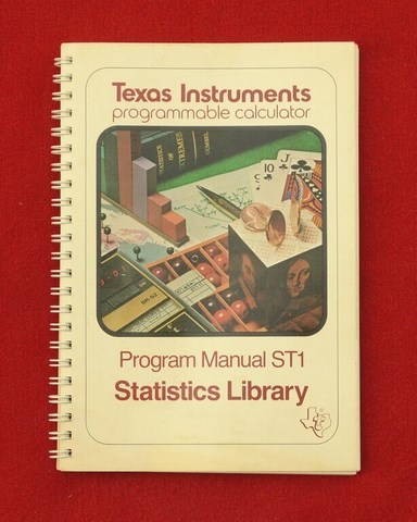 TI 59 Statistics library